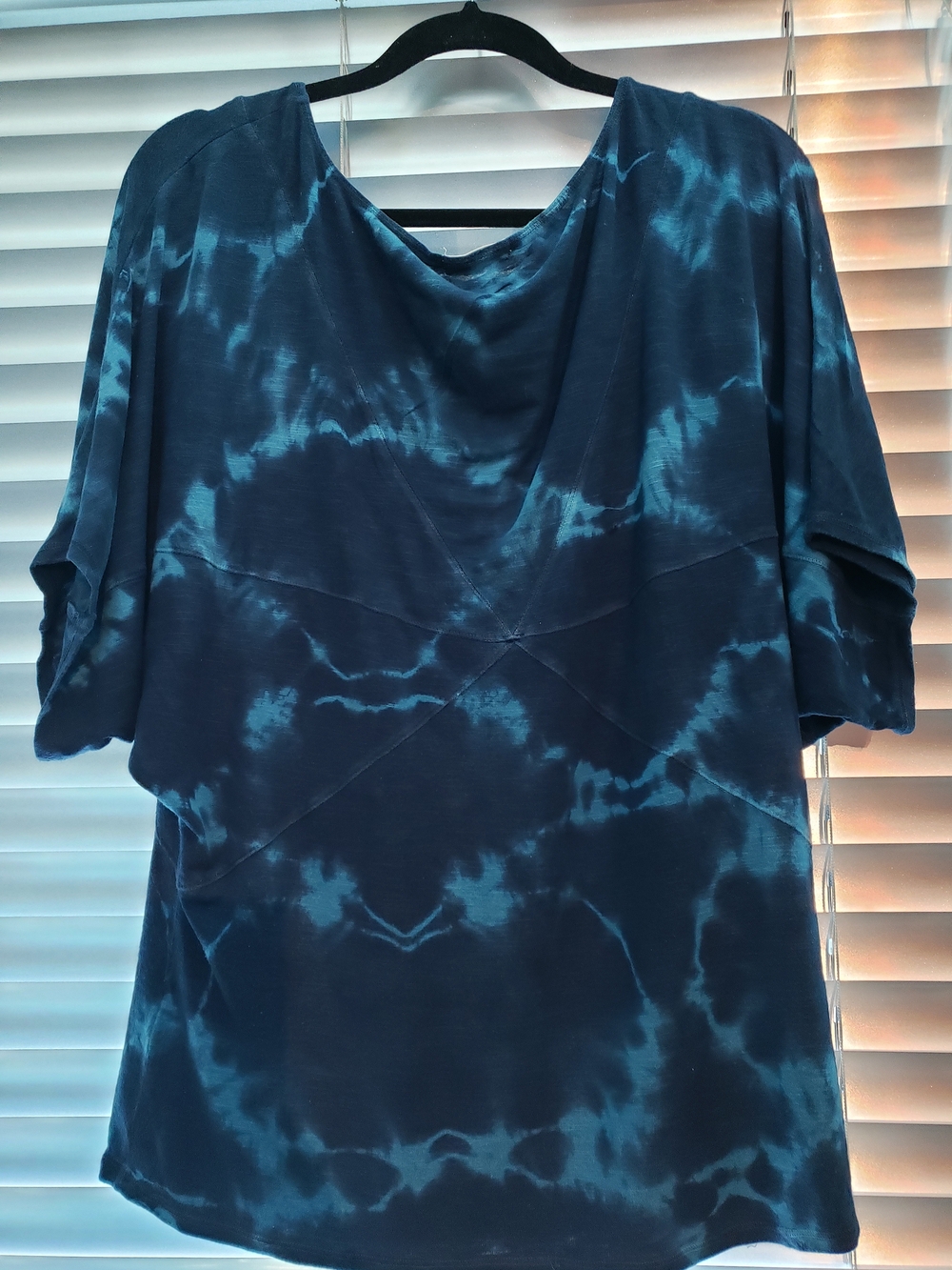 Tie-Dye Eco Skin Hemp Draped Tee
